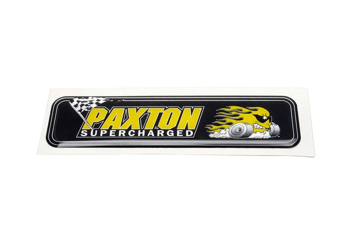 Paxton Supercharged Air Inlet Decal 1