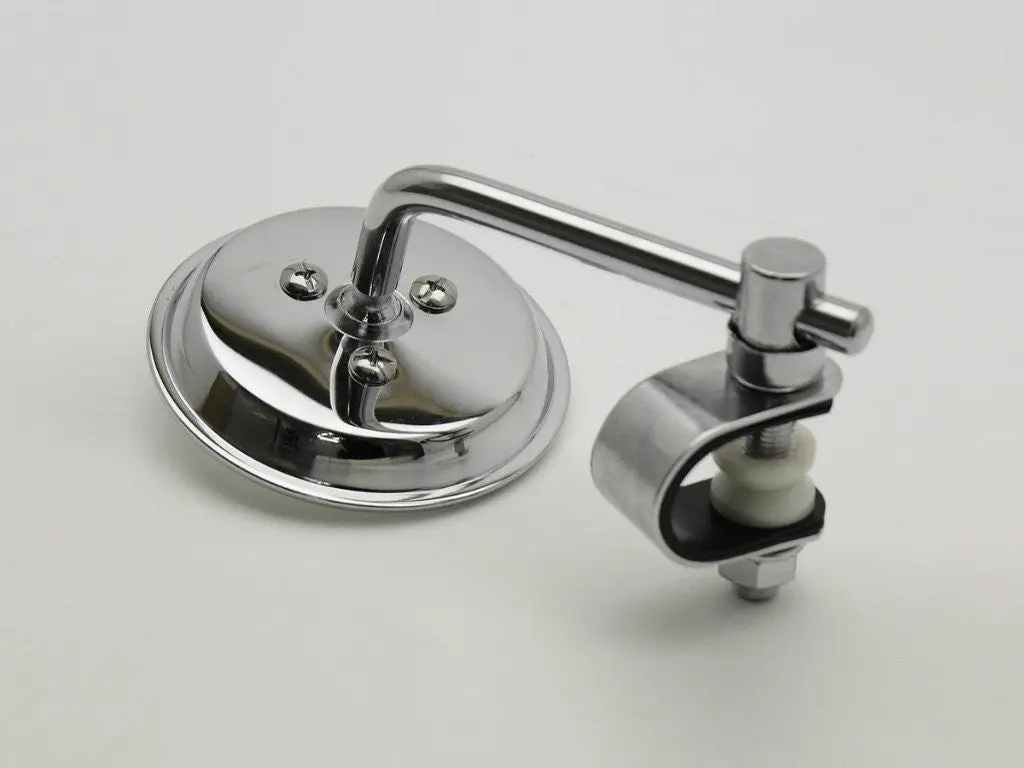 Mirror, 3" Round, Universal, Clamp-Type, Chrome 1