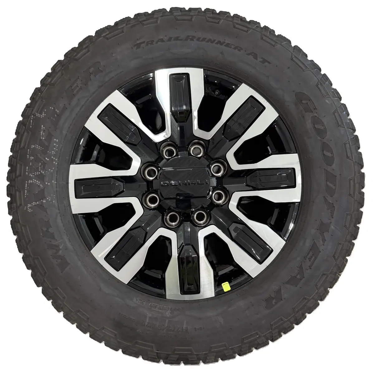 Gmc Sierra Denali Hd 20" Black / Machined Wheels, 275/65R20 Tires, Set Of 4, Part# Q7h 1