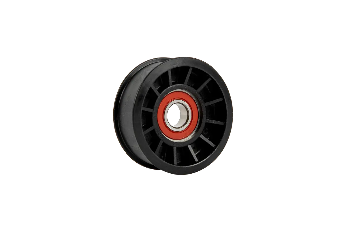 6-Rib, 3.0" Smooth, Flanged Idler Pulley 1