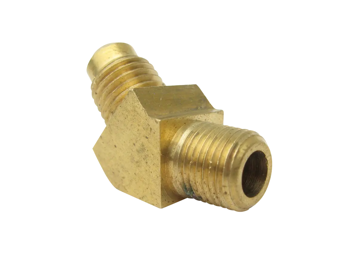 Fitting, 1/8"Npt X 45Â° -4Sae Flare, Brass 1