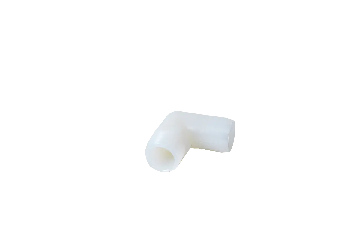Fitting, 3/4" Npt X 1.0" Barb 90°, Plastic 1