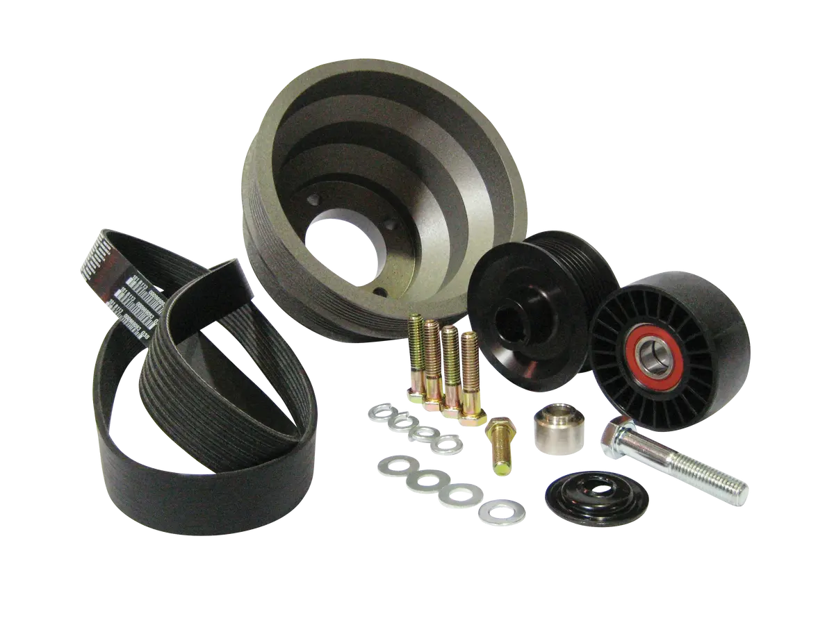 1986–1993 Ford Mustang 5.0L Pulley Kit – Non-Underdriven Performance Package
