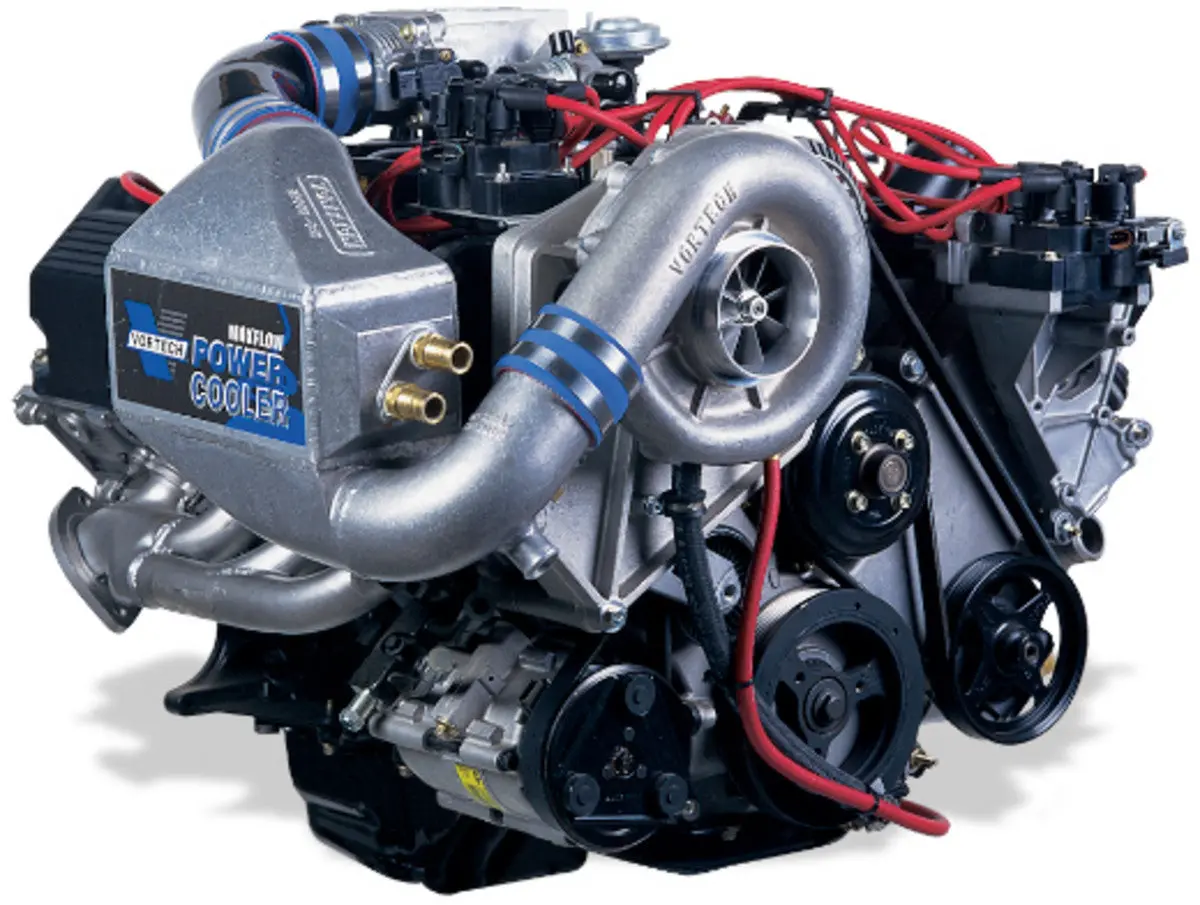 1996-1998 Ford 4.6 2V Mustang Gt High Output Charge Cooled Supercharger Systems 1