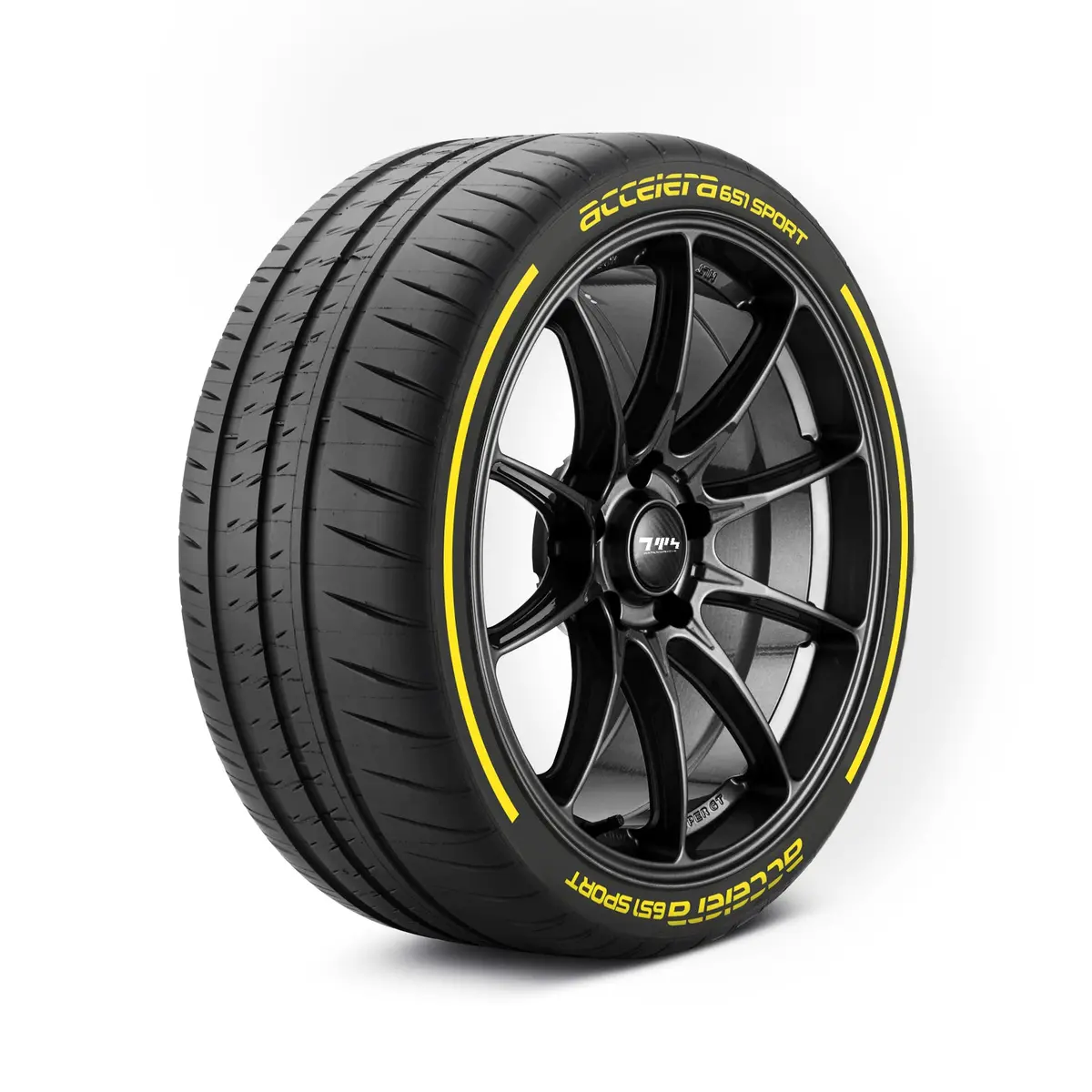 Accelera 651 Sport Tyre Stickers Kit With Pinstripes 3