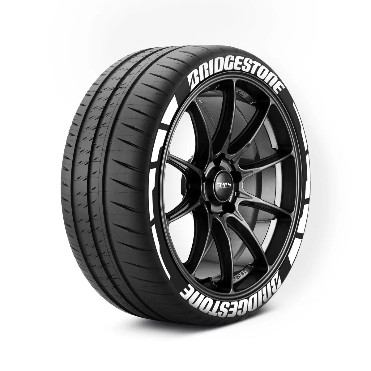 Bridgestone Tyre Stickers With Flares Kit 1