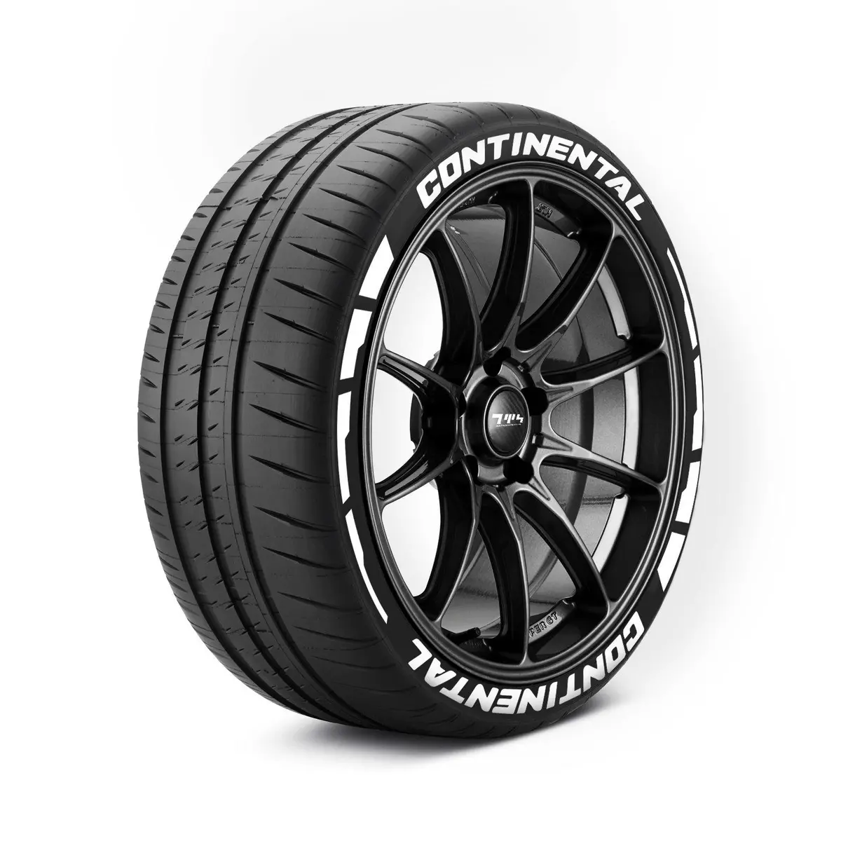 Continental Tyre Stickers With Flares Kit 1
