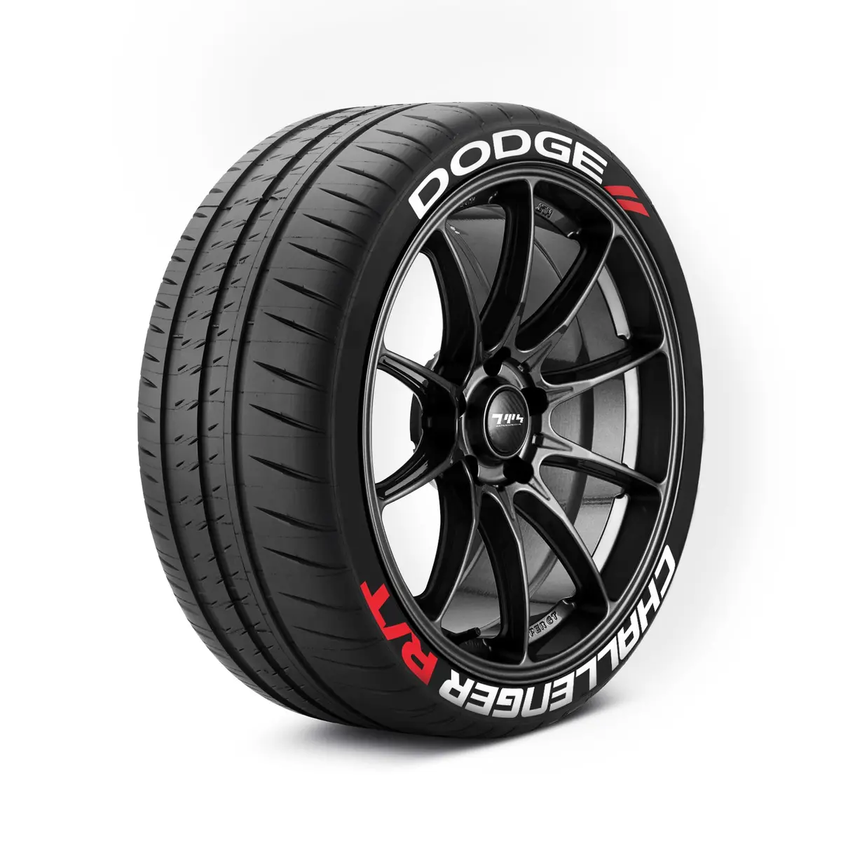 Dodge Challenger Tyre Stickers Kit 1