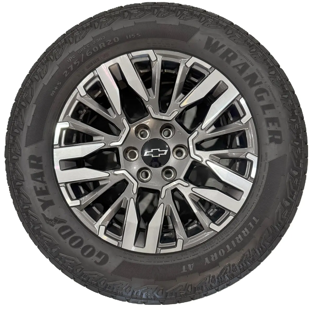 Chevrolet Tahoe / Suburban Z71 20" Grey / Machined Wheels, 275/60R20 Goodyear Territory At Set Of 4, Partt# R4m 1