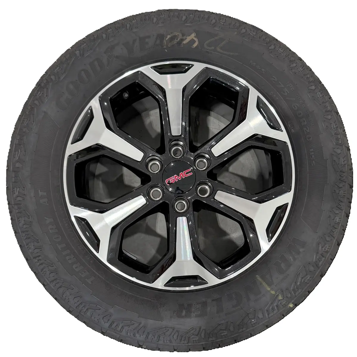 Gmc Yukon At4 20" Black / Machined Wheels, 275/60R20 Goodyear Set Of 4, Part# R4l 1