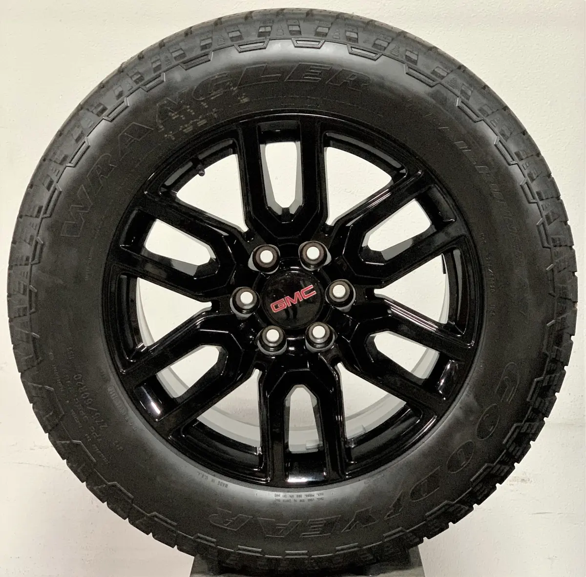 Gmc Sierra At4 20" Gloss Black Wheels, 275/60R20 Goodyear Set Of 4, Partt# Rd3gy 1