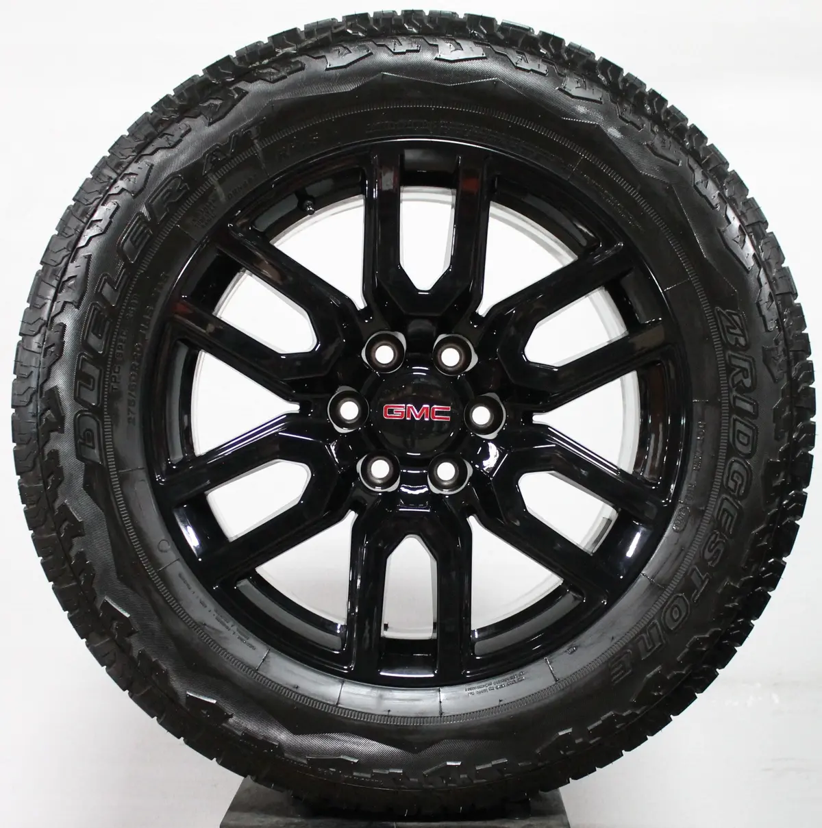 Gmc Sierra At4 20" Gloss Black Wheels, 275/60R20 Bridgestone Set Of 4, Partt# Rd3 1