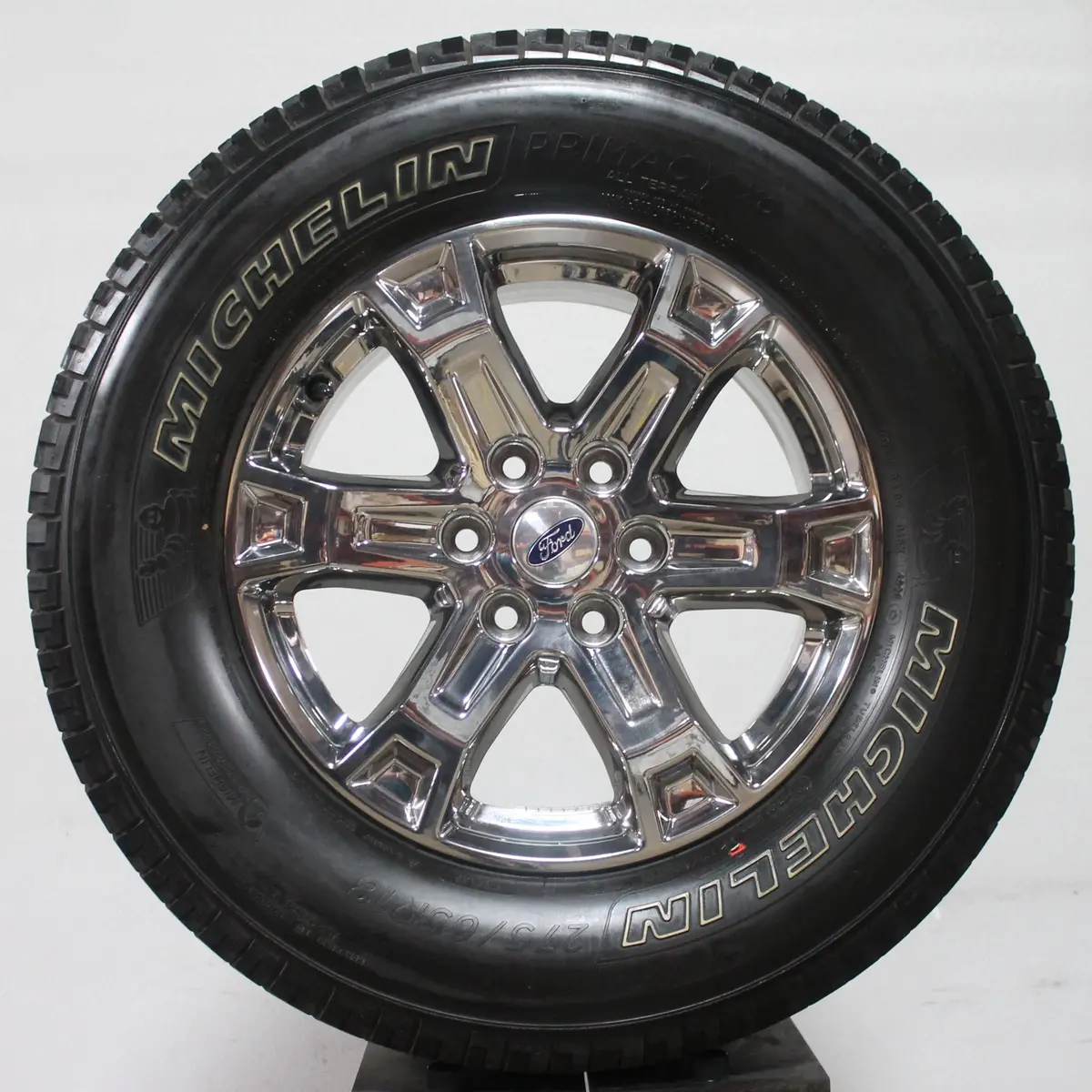 Ford F150 18" Chrome Wheels, 275/65R18 Michelin Tires, Set Of 4, Part# F15095023 1