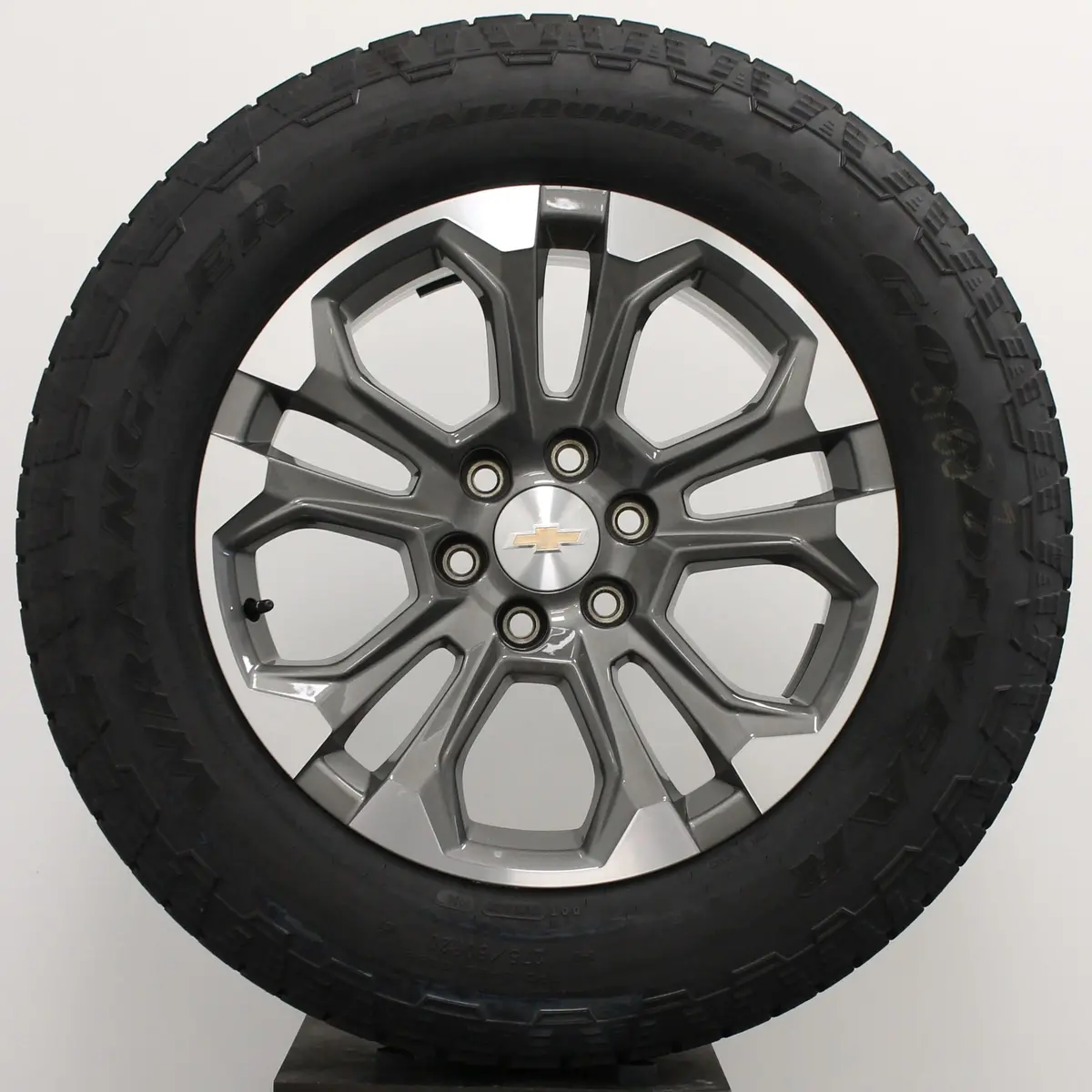 Chevrolet Silverado Grey/Machined 20" Oem Wheels, 275/60R20 Goodyear Tires, Set Of 4, Part# -Nzvgy 1