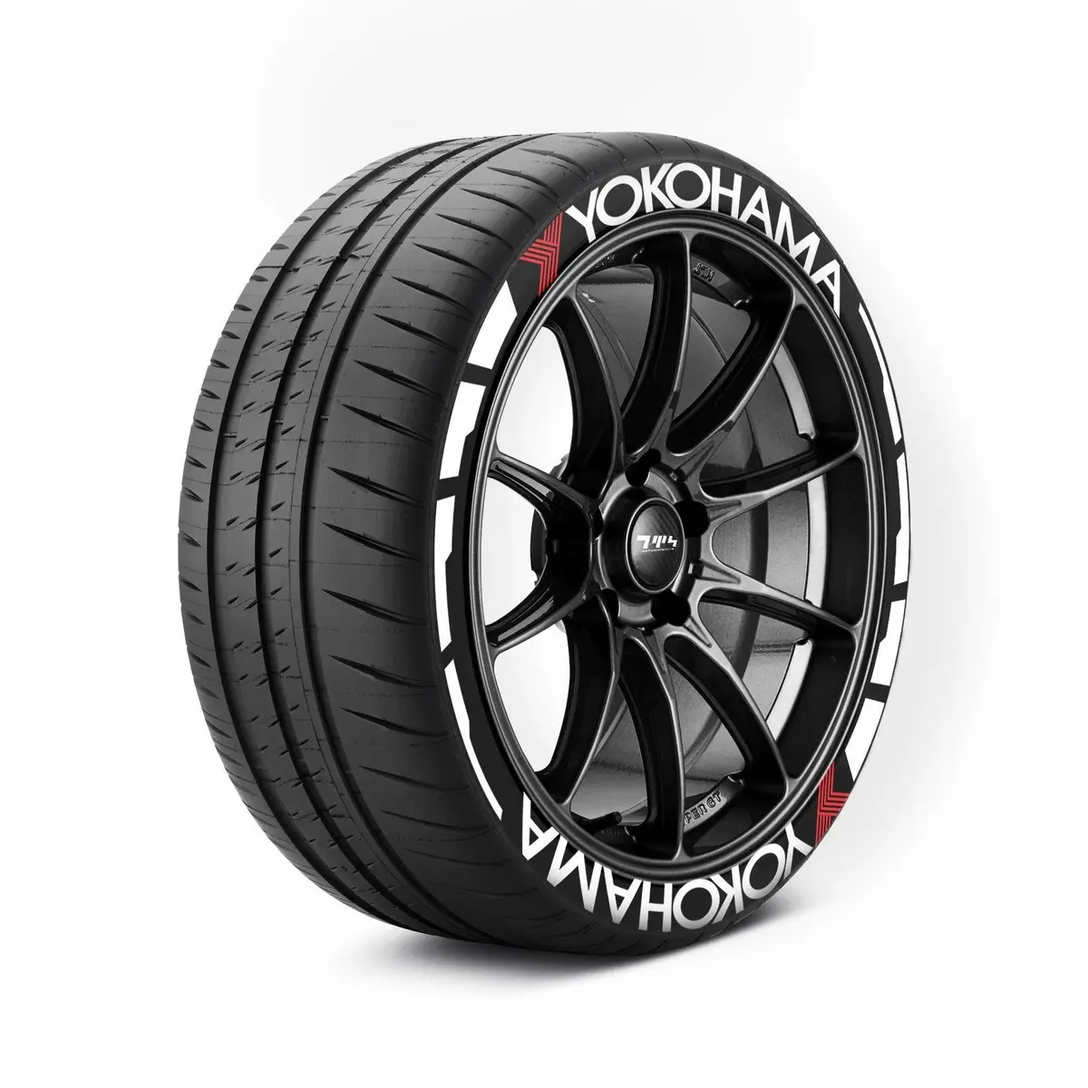 Yokohama Tyre Stickers With Flares Kit 1