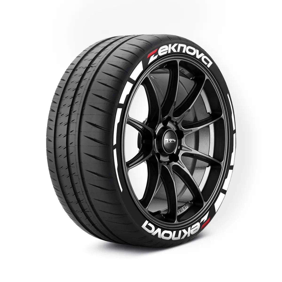Zeknova Tyre Stickers With Flares Kit 1