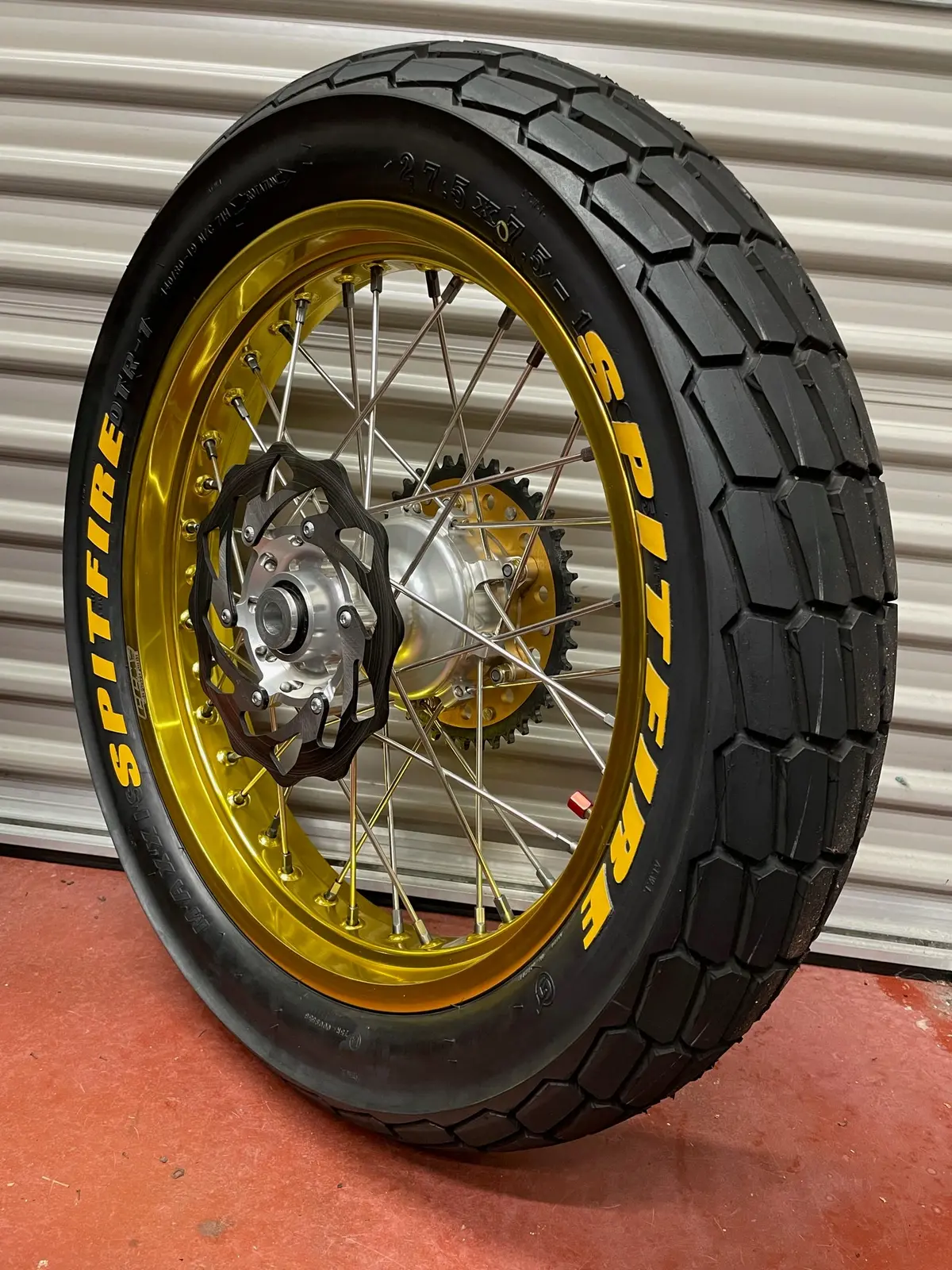 Spitfire Motorbike Tyre Stickers Kit 1