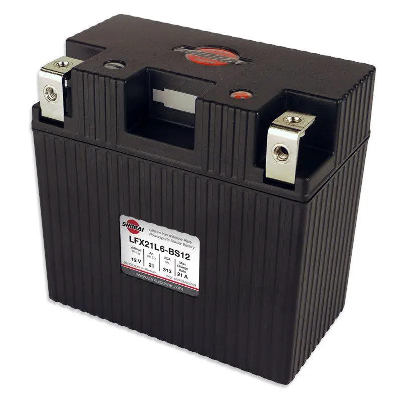 Shorai - Lfx Lithium Powersports Battery (Lfx21l6-Bs12) 1