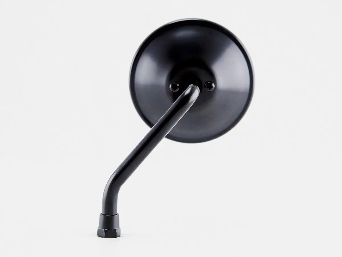 Mirror, 3.5" Round, Black, Short Stem 1