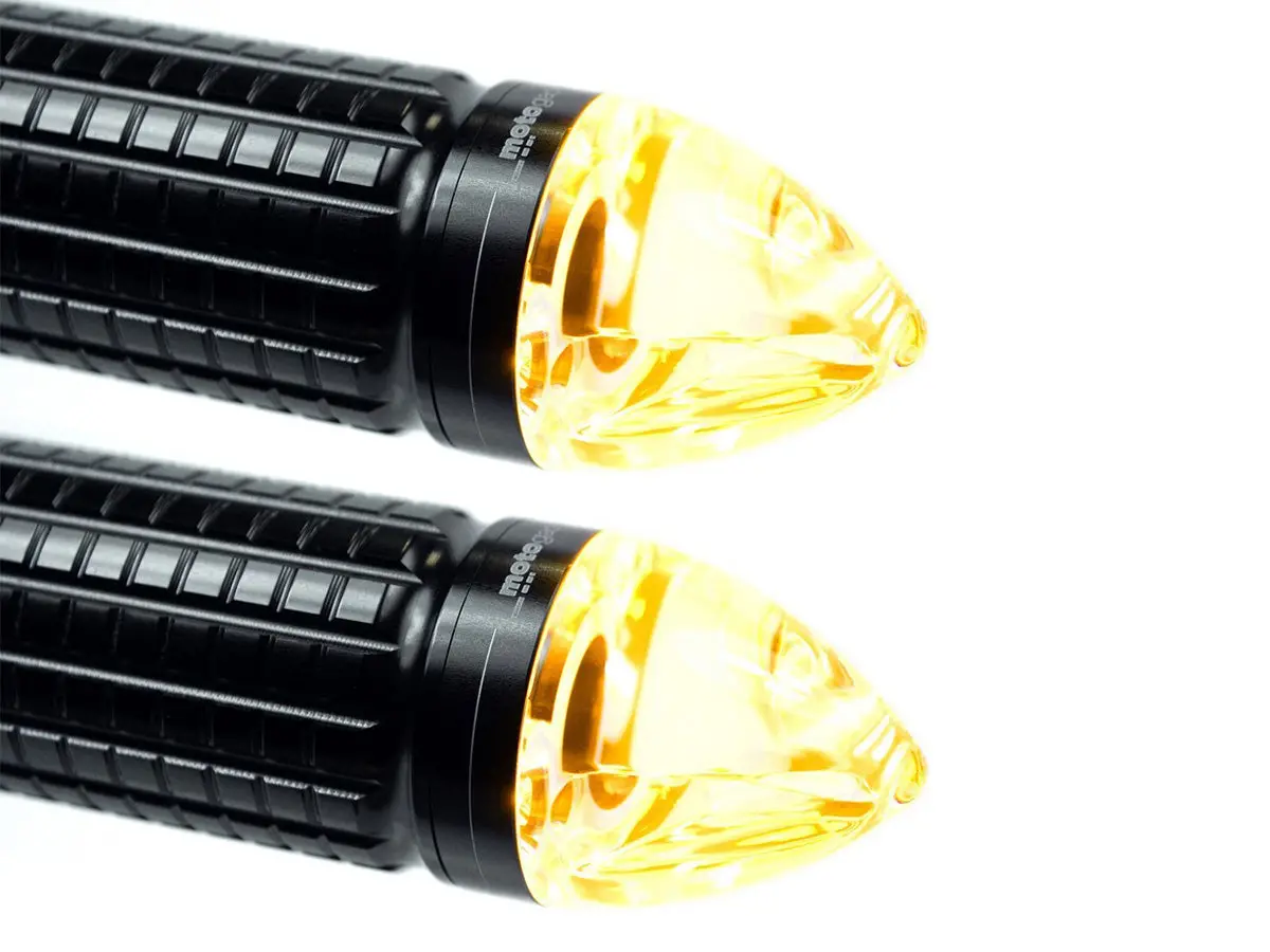 Motogadget Mo.Blaze Cone, Black Bar-End Indicators (Pair) 1