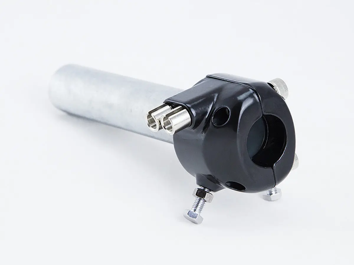 Throttle, Doherty-Style, Dual Cable, Black 1
