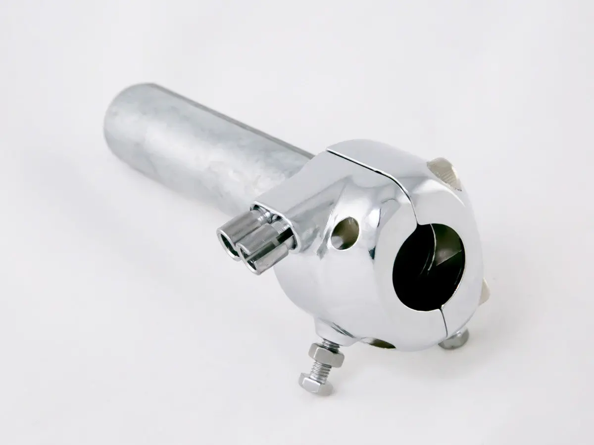 Throttle, Doherty-Style, Dual Cable, Chrome 1