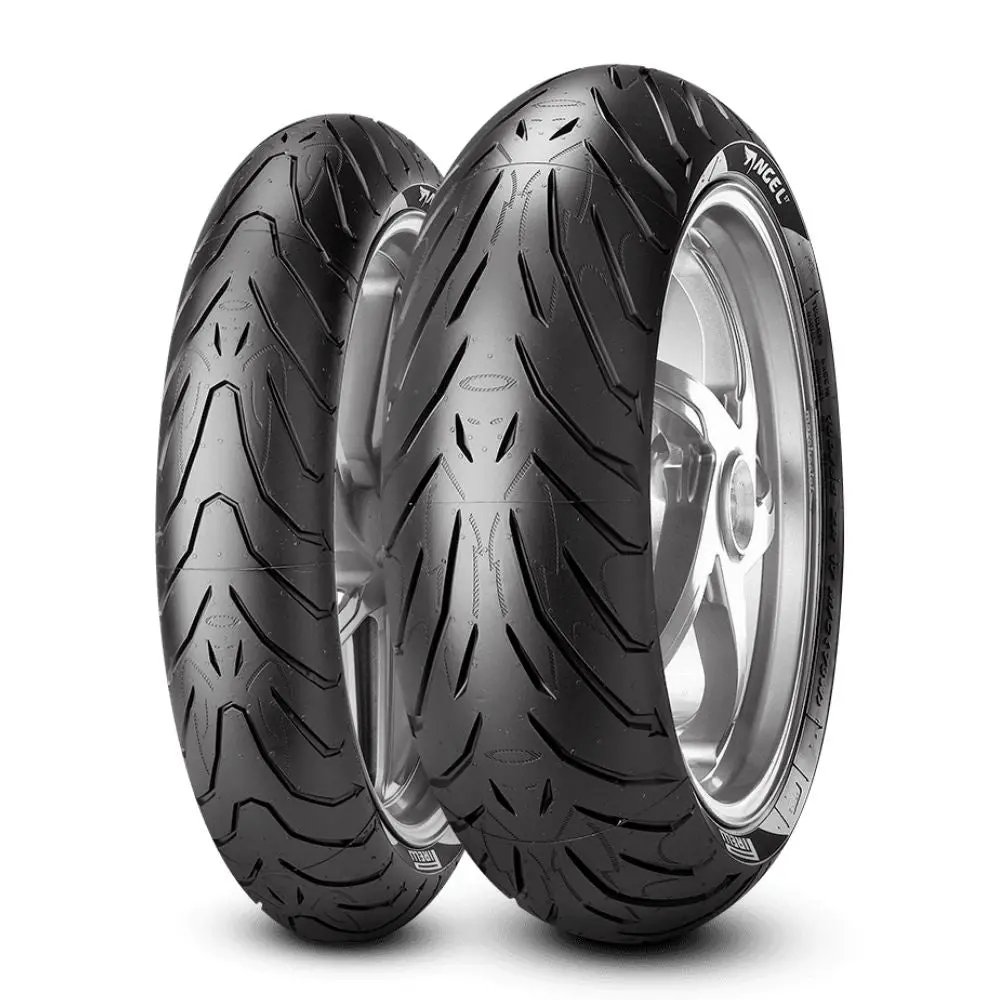 Pirelli Angel St - 120/70-Zr17 58W And 180/55-Zr17 73W Tubeless Tyre | Front & Rear 1