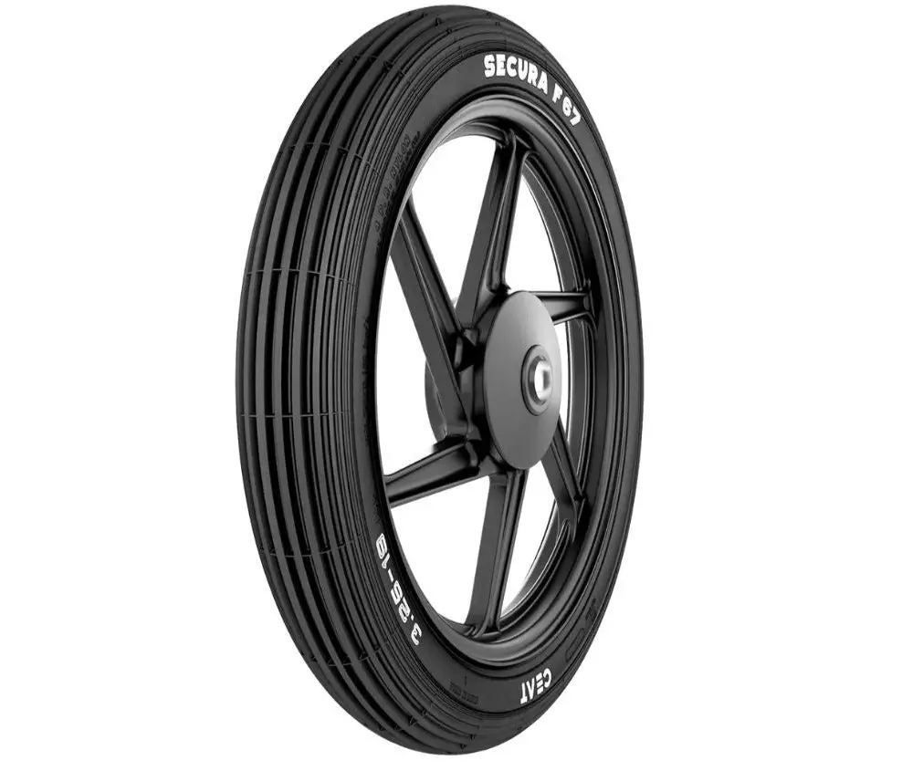 Ceat 3.25-19 Secura F67 Tube Tyre (Tube Included) | Front 1