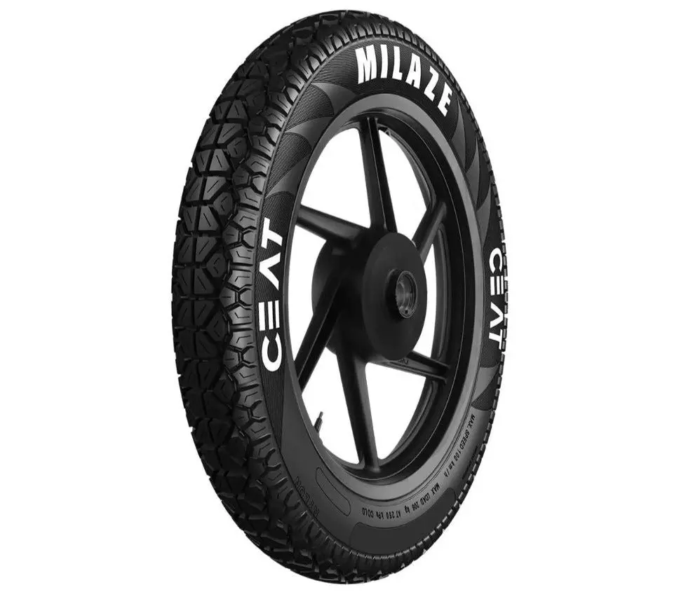 Ceat 3.50-19 Milaze (Motorcycle) Tube Tyre (Tube Included) | Rear 1