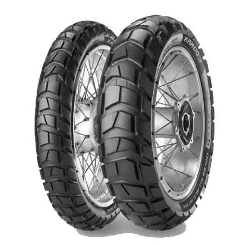 Metzeler Karoo 3 - 120/70-R19 60T And 170/60-R17 72T Tubeless Tyre | Front & Rear 1