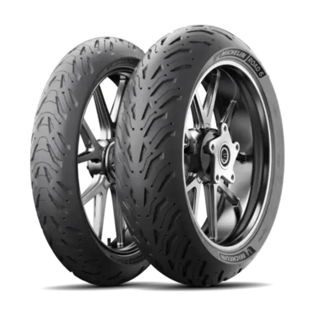 Michelin Road 6 - 120/70-Zr17 58W And 190/50-Zr17 73W Tubeless Tyre | Front & Rear 1