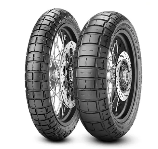 Pirelli Scorpion Rally Str - 110/80-R18 58H And 150/70-R18 70V Tubeless Tyre | Front & Rear 1