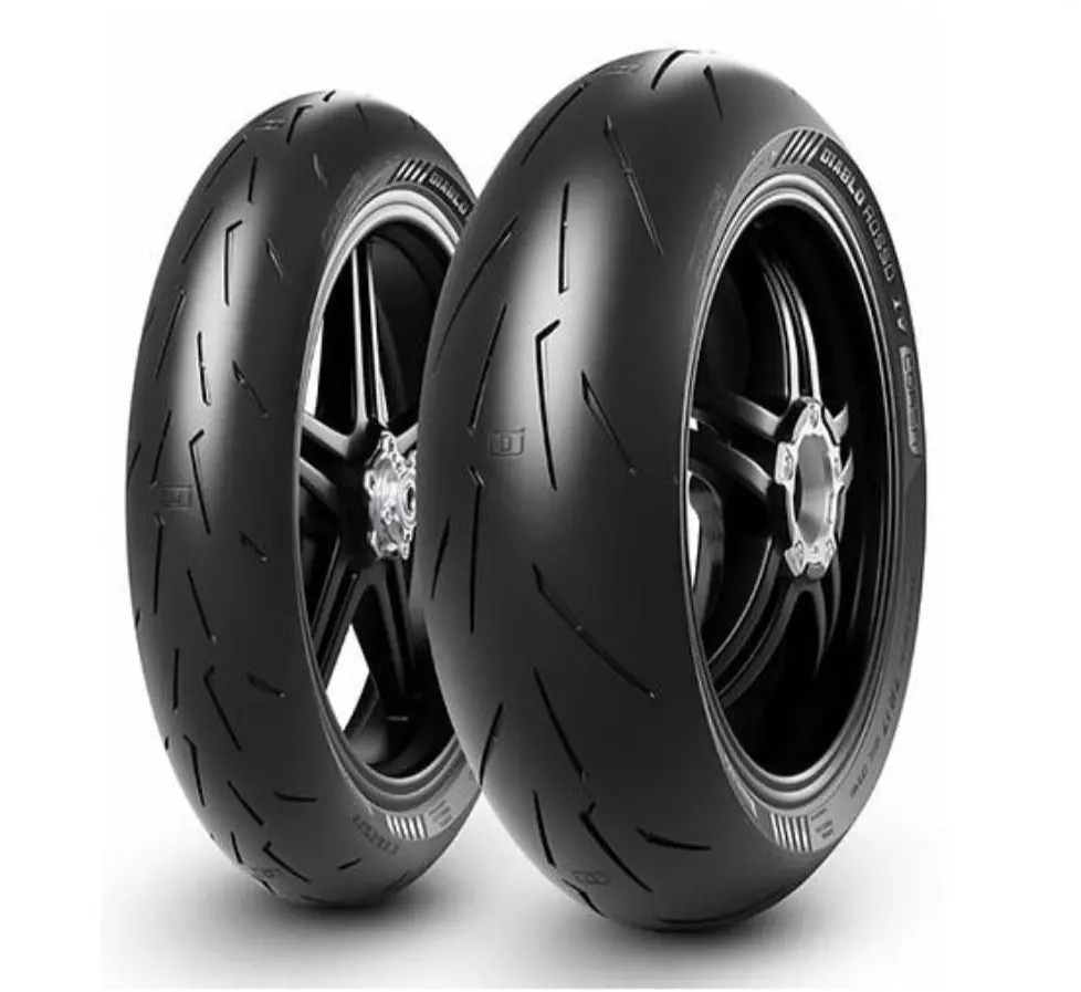 Pirelli - 200/60-Zr17 Diablo Rosso 4 Corsa Tubeless 80W Tyre | Rear 1