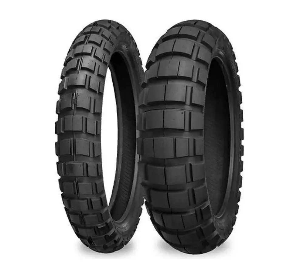Shinko - 110/80 B19 E804 And 150/70 B17 E805 Tubeless Tyre (Adventure Trail) | Front & Rear 1