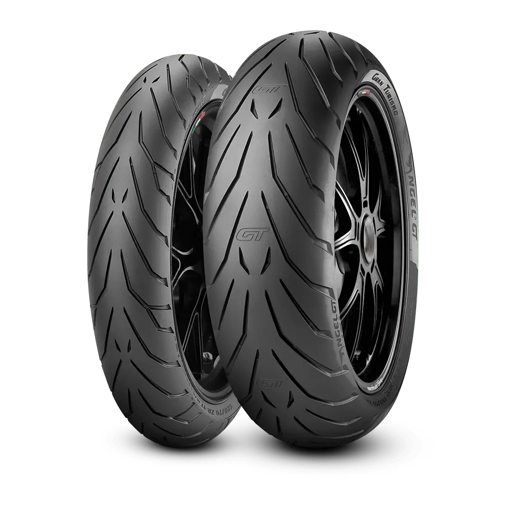 Pirelli Angel Gt - 110/80-R19 54V And 150/70-R17 69V Tubeless Tyre | Front & Rear 1