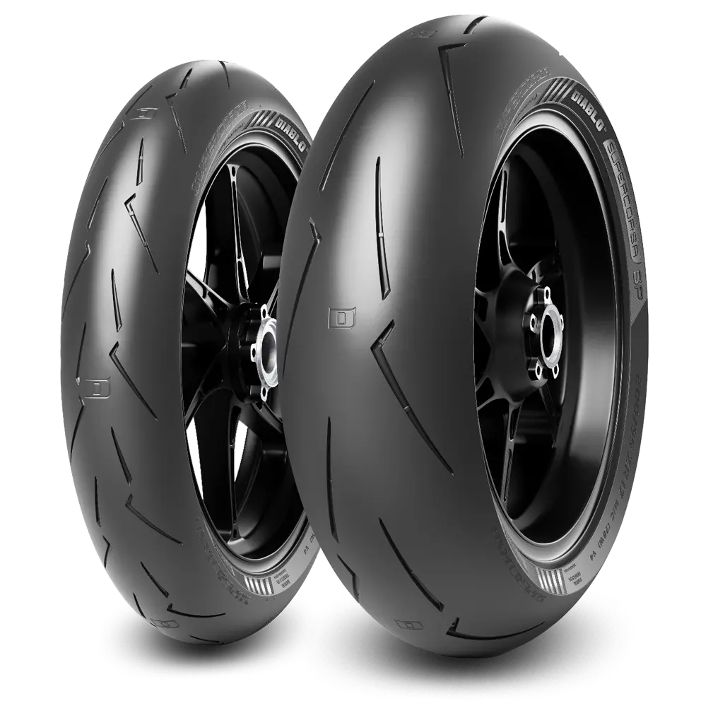 Pirelli Diablo Supercorsa V4 - 120/70-Zr17  And 200/55-Zr17 Tubeless Tyre | Front & Rear 1