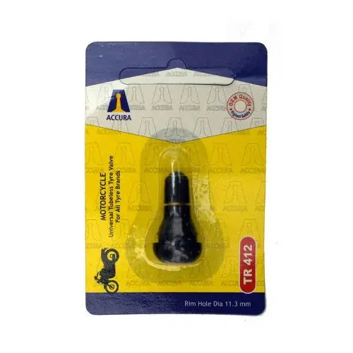 Two Wheeler Motorcycle Tyre Valve - Accura Tr412 1