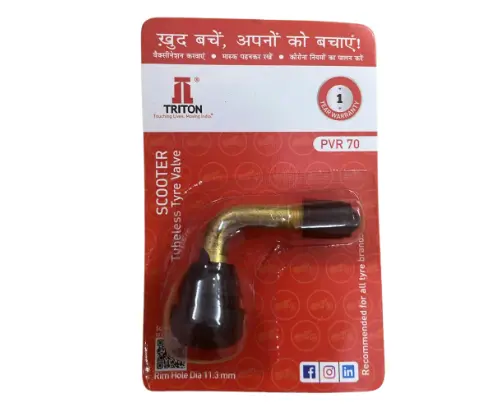 Two Wheeler Scooter Tyre Valve - Triton Pvr70 1